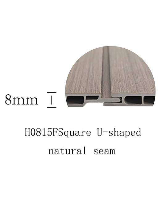 H0815F Square U-shaped natural seam