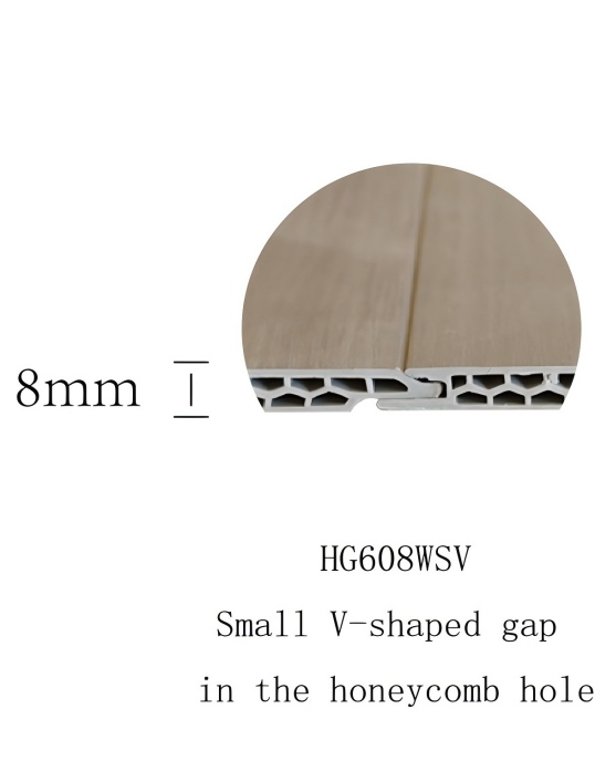 HG608WSVSmall V-shaped gap in the honeycomb hole E